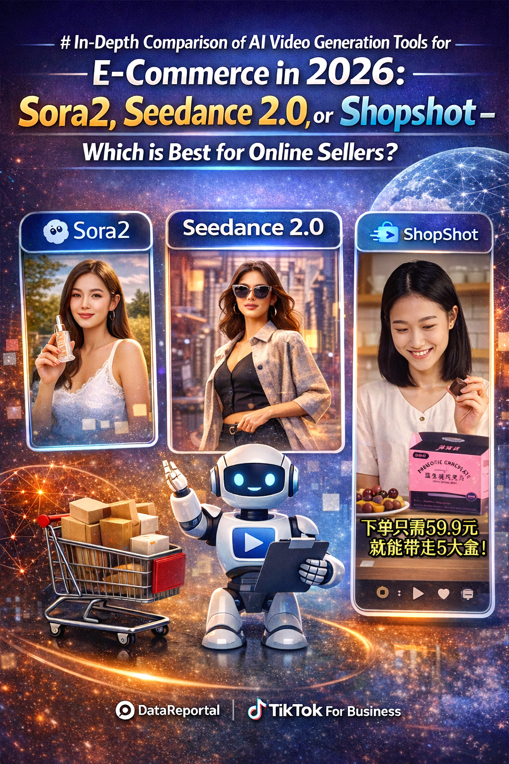 In-Depth Comparison of AI E-Commerce Video Generators in 2026: Sora2, Seedance2.0, and Shopshot — Which Is Best for Online Sellers?